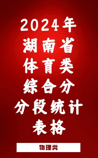 2024年湖南体育专业生排名 2024年湖南体育专业生排名
