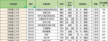 2025年沈阳理工主要专业排名 2025年沈阳理工主要专业排名