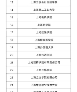 2024年上海应用大学专业排名 2024年上海应用大学专业排名
