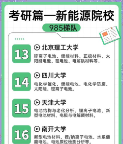 氢能源专业的学校排名 氢能源专业的学校排名
