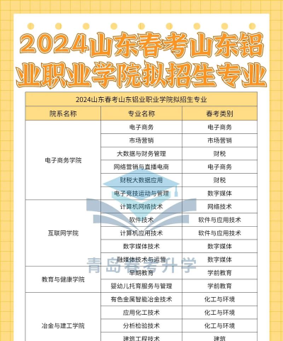 2024山东铝业学院专业排名 2024山东铝业学院专业排名
