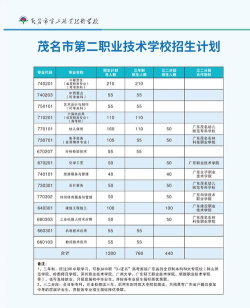 茂名第二职业技术学校2024年录取分数线 茂名第二职业技术学校2024年录取分数线