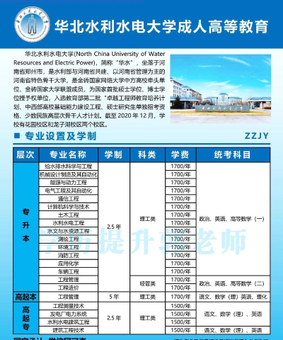 2025华北水利水电大学同等学力申请硕士招生简章 2025华北水利水电大学同等学力申请硕士招生简章