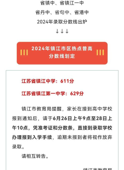 2024年镇江中考300-400分能上什么学校 2024年镇江中考300-400分能上什么学校