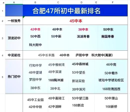 2024年合肥中考300分左右可以读什么学校 2024年合肥中考300分左右可以读什么学校