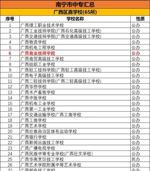 2024南宁民办高职专业排名 2024南宁民办高职专业排名