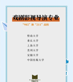 2024年影视导演专业排名 2024年影视导演专业排名