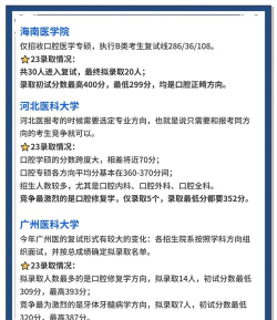 2024年口腔技术考研专业排名 2024年口腔技术考研专业排名