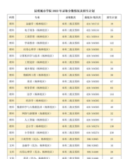 2025年昆明城市学院的专业排名 2025年昆明城市学院的专业排名
