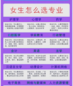 2024年选择哪些专业最吃香女生 2024年选择哪些专业最吃香女生