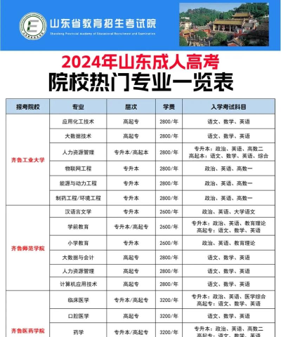 2024山东选科热门专业排名 2024山东选科热门专业排名