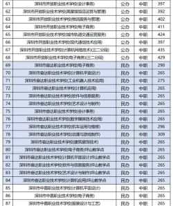 2024年深职的专业排名 2024年深职的专业排名