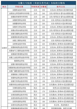 2024年安徽文科专业院校排名 2024年安徽文科专业院校排名