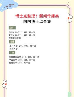 2024年国内冷门博士专业排名 2024年国内冷门博士专业排名