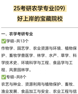 农学专业解读及重点院校 农学专业解读及重点院校
