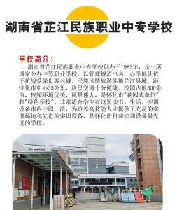 湖南芷江民族职业中专学校2024年收费标准 湖南芷江民族职业中专学校2024年收费标准