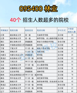 2024年林业保护考研专业排名 2024年林业保护考研专业排名