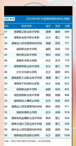 2024湖南有哪些大专专业排名 2024湖南有哪些大专专业排名