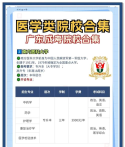 2024广东医学专业高校排名 2024广东医学专业高校排名