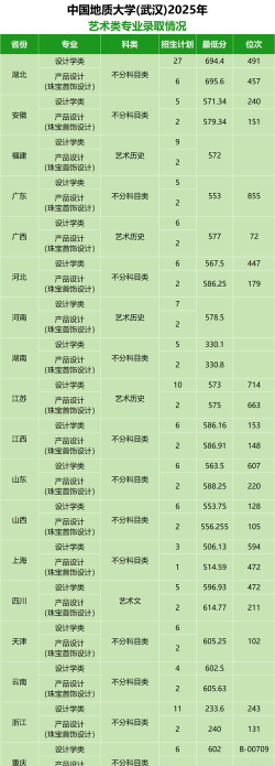 2025年武汉本科艺术专业排名 2025年武汉本科艺术专业排名