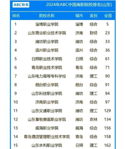 2025年山东高职环境专业排名 2025年山东高职环境专业排名