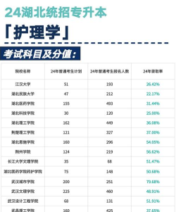 2024武汉护理学专业排名 2024武汉护理学专业排名