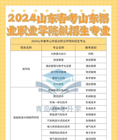 2024山东铝业学院专业排名 2024山东铝业学院专业排名