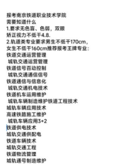 2024年女生高铁专业院校 2024年女生高铁专业院校