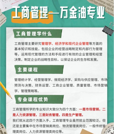 工商管理专业介绍 工商管理专业介绍