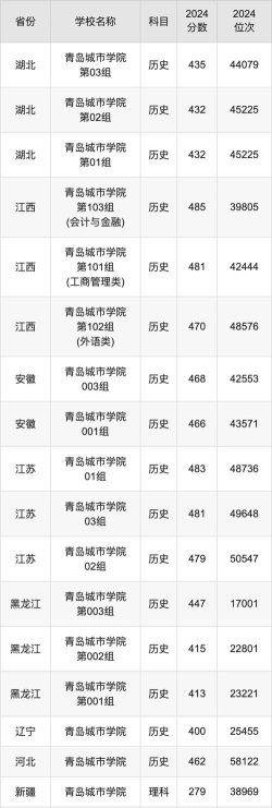2024年青岛城市学院在河南计划招生人数