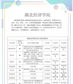 2024年湖北经济学院在新疆计划招生人数