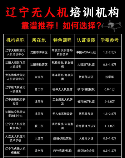 辽宁开设无人机应用技术专业的专科排名