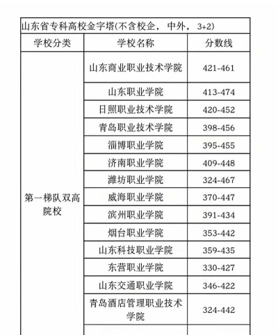 山东开设公共文化服务与管理专业的专科排名