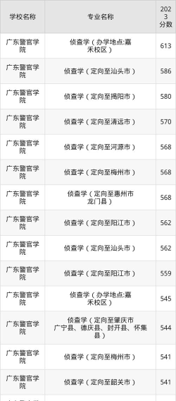 广东开设经济犯罪侦查专业的大学排名