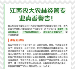 江西哪些大学有农林经济管理专业
