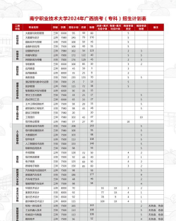 2024年南宁职业技术学院专栏介绍