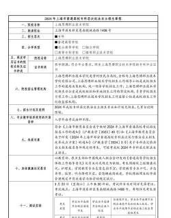 上海思博职业技术学院2023年在海南各专业招生人数