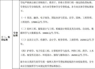 绍兴文理学院元培学院的学费是多少啊