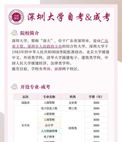 深圳大学小自考能考46级吗