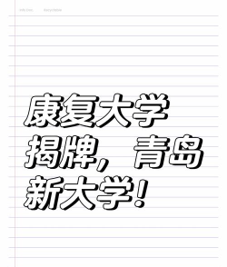 康复大学（停用）