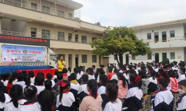 惠东县大岭白沙布小学环境