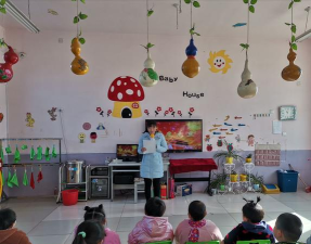 平阴县孝直镇前庄科村幼儿园环境