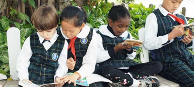 广州市荔湾区精博中英文小学环境