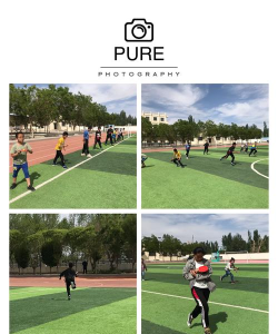 玉门市下西号中学户外活动场地