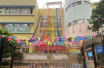 广州市海珠区华洲街龙潭幼儿园户外活动场地