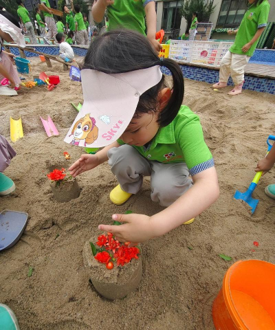 沟畎幼儿园户外活动场地