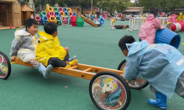 三台县新鲁镇龙桥中心小学幼儿园户外活动场地