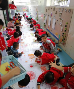 章丘市徐家井村幼儿园户外活动场地