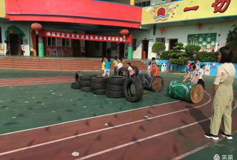 浸潭镇机关幼儿园户外活动场地