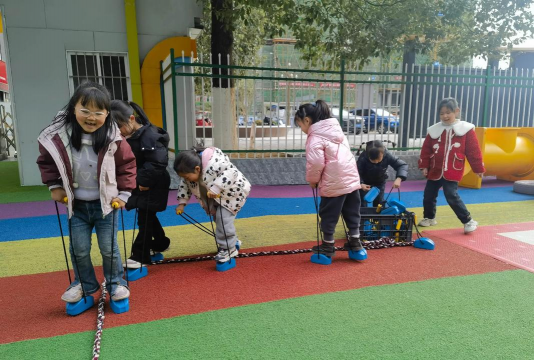 当阳市朝阳幼儿园户外活动场地